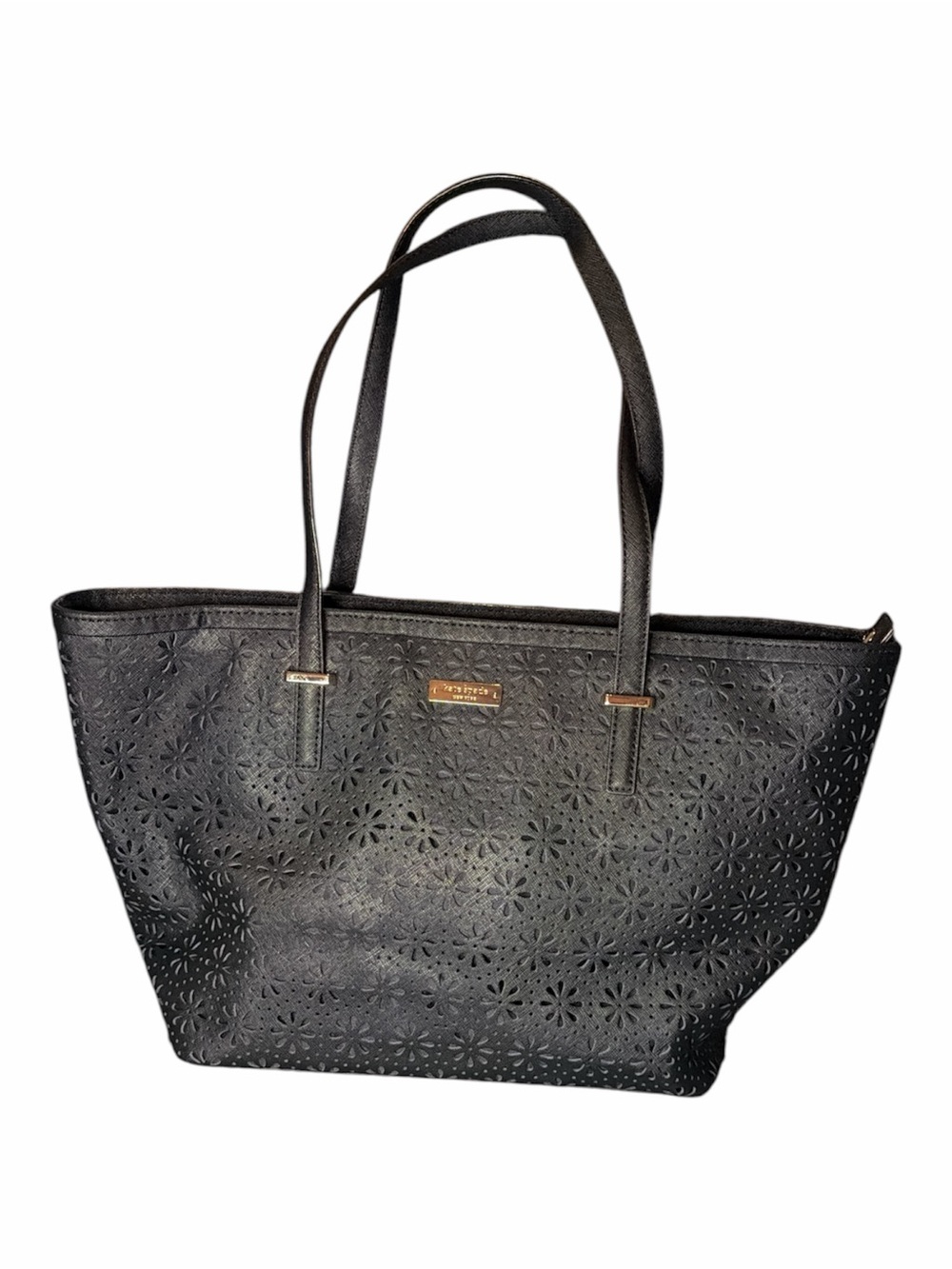 Kate spade cedar Street perforated small harmony bag black